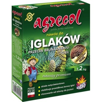 Nawóz przeciw brązowieniu iglaków 1,2 kg Agrecol