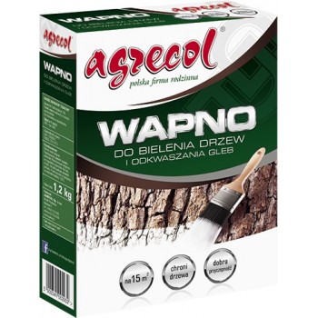 Wapno do bielenia drzew 1,2 kg Agrecol