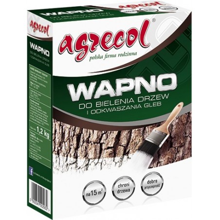Wapno do bielenia drzew 1,2 kg Agrecol