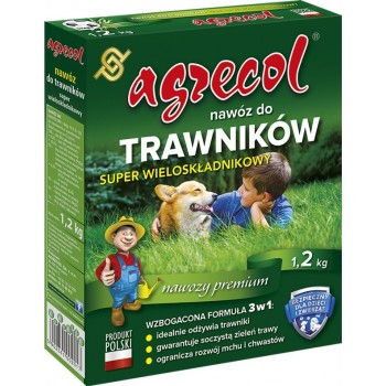Nawóz do trawników super wieloskładnikowy 1,2 kg Agrecol