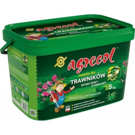 Nawóz  do trawników szybki efekt dywanowy 5 kg Agrecol