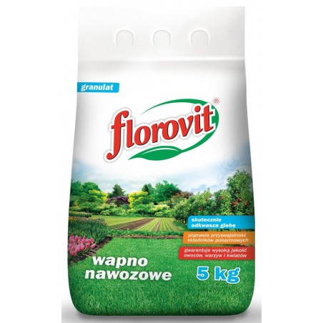 Wapno nawozowe granulowane 5kg – Florovit