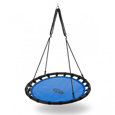 Huśtawka bocianie gniazdo 110 cm niebieska NB5035 - Nils