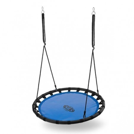 Huśtawka bocianie gniazdo 110 cm niebieska NB5035 - Nils
