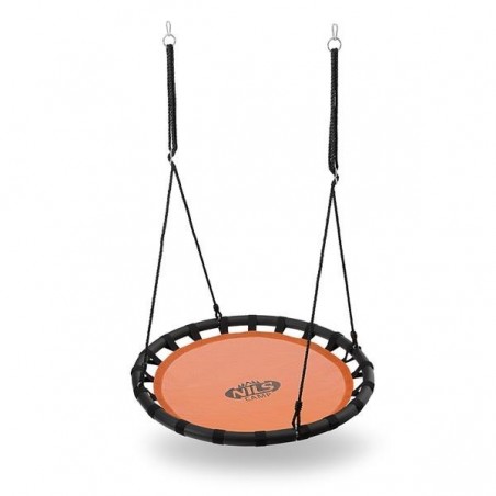 Huśtawka bocianie gniazdo 100 cm pomarańczowa NB5034 - Nils