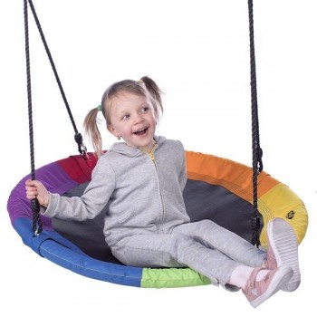 Huśtawka bocianie gniazdo 90 cm multi NB5003 - Nils