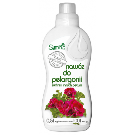 Nawóz do pelargonii, surfinii i innych petunii 500ml - Sumin