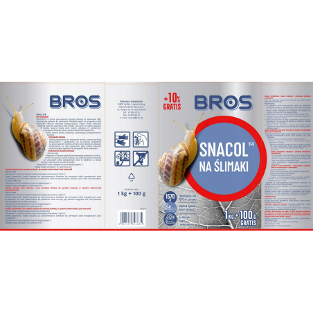 Snacol na ślimaki 250g – Bros