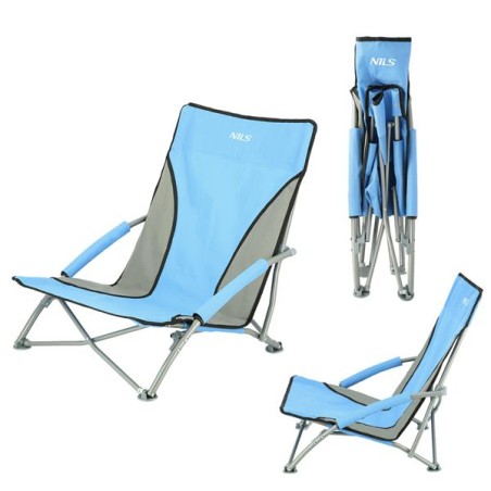 Krzesło plażowe NC3035 niebieskie